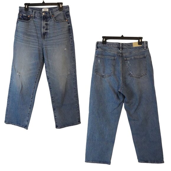 Pistola, High Rise Straight Jeans, Light to Medium Wash, Blue - Picture 2 of 6